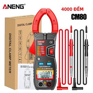 ANENG | Máy Đo Vạn Năng Kẹp Tự Động Thông Minh ANENG CM80 4000 Số Đo Máy Đo Dòng Điện Xoay Chiều 500A Máy Đo Điện Áp Điện Trở Đèn Pin Chức Năng Giữ Dữ Liệu