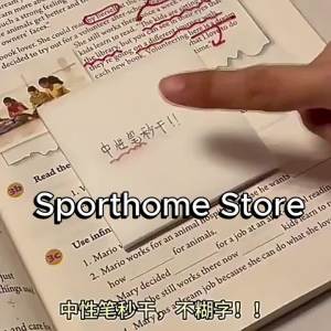 200Pcs Colorful Transparent Glitter Sticky Notes Shiny No Residue Self-Adhesive Memo Pads for Annotation Bookmarks School Supply