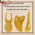 1set Facial Massage Tools  Imitation Sheeps Horn Gua Sha Board Tensile Rod Resin Face Pulling Meridian Massage Stick for Deep. 