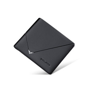 WILLIAMPOLO | Mens Short Genuine Leather Wallet Soft Cowhide