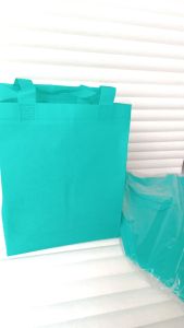 12 pcs Tas Spunbond Press Tebal 70 gsm Ukuran 18x20x26 cm Polos goodie bag box hajatan souvenir