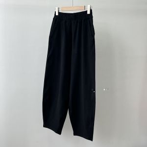 กางเกงขายาวทรงหลวมเอวยางยืดสไตล์ยูนิเซ็กซ์ ผ้าผสมโพลีเอสเตอร์และคอตตอน ทรงลำลอง กางเกงโยคะ กางเกงขายาวทรงหลวม ทรงสี่เหลี่ยมจัตุรัส