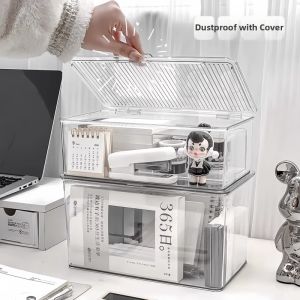 Dustproof Transparent Storage Box with Lid