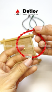 Làm theo size Vòng Tay Sợi Chỉ Đỏ May Mắn nút quả cầu Dutios có Vòng chân Vòng cổ VNM0031