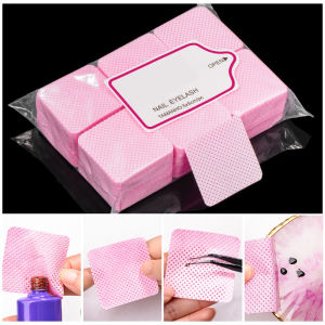 540 Pcs Nail Art Acrylic UV Gel Polish Remover Clean Cotton Lint Pads Wraps Paper Wipes Manicure Tool