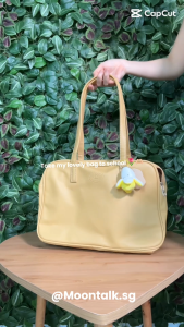 [SG Local Stock] Korean Style PU Leather Shoulder Bag -Buy one get one FREE Bear Keychain