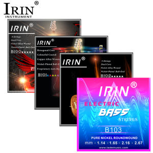 IRIN 4/5 Strings Bass Guitar Strings Steel-core Nickel-copper Alloy Wound Electric Bass Strings Guitar Parts & Accessories