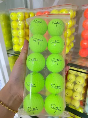 (Combo 10 quả) Bóng golf Saintnine màu độ mới 99%