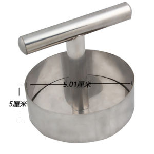 เครื่องย้ำแป้งทรงกลมแบบอัดแรงดันด้วยมือ 304 สแตนเลสสำหรับทำขนมปัง ขนมลูกปัดข้าว อาหารเสริม อาหารสำหรับเด็ก เครื่องมือทำขนมปังแบบใช้ในบ้านและธุรกิจ