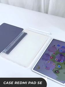 Case RedMi Pad SE 11inch Dengan Slot Pen & Magnetic Protective Case RedMi Pad SE
