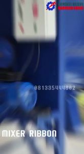 Mesin Pengaduk Granule Bahan Campuran Pakan Ternak Ribbon Mixer Kapasitas Sedang