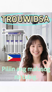 TROUWIDS 20 Inch Whole House Water Filter System Durable Water Purifier Filter Drinking Water Set