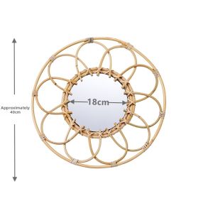 Handcrafted Creative Wall Hanging Round Mirror