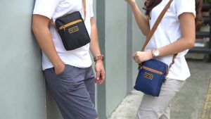 Tas Slempang Heavy Distro - Waistbag Kekinian Slingbag Distro Terbaru - Tas Kekinian Bahan Cordura (REAL PICTURE) - Bahan Tebal & Tali Berkualitas - Moven Cap Label Bordir