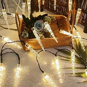 LOLO HOME ไฟกระพริบ โซล่าเซลล์ ไฟประดับตกแต่ง ไฟประดับสวน สนามหญ้า ไฟคริสมาสต์ ยาว 5 เมตร Flashing light solar cell / long5 m