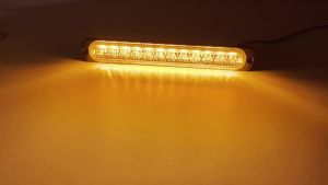 Stroboscopes Strobe 12 LED Flash Light Auto 12-24V Emergency Flashing Side Marker Light Bars Constantly Bright Lights