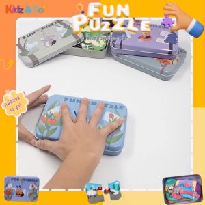 เกมส์จิ๊กซอว์ตัวต่อคำศัพท์ปริศนาขนาดใหญ่ไม้กล่องเหล็ก ของเล่นเด็ก ( Fun Jigsaw & Puzzle Game )