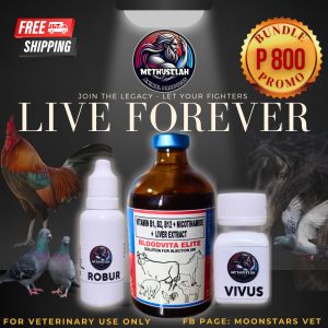 Conditioning Trio : BloodVita Elite/Robur Drops / Vivus Capsules | Methuselah Animal Products