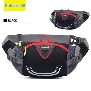 Nylon Running Item Storage Bag Lightweight Anti-Theft Pack Belt Bags Portable Breathable High Capacity with Zipper for Outdoor Sport Waist Pack (tools bag) Best Running Belt Waistband Case Holds All Cell Phones Sports Fitness Holder Bag