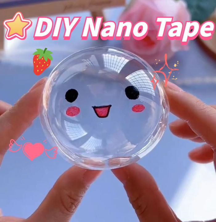 2023 DIY Nano Tape Blow Bubble Ball Cartoon Decorative