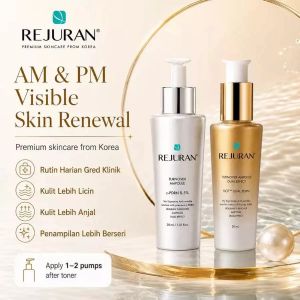 [100% Original] REJURAN Turnover Ampoule 30ml c-PDRN 0.5%  | Dual Effect Ampoule 30ml | Korean Skincare Anti-Aging Hydrating Brightening Skin Barrier Repair