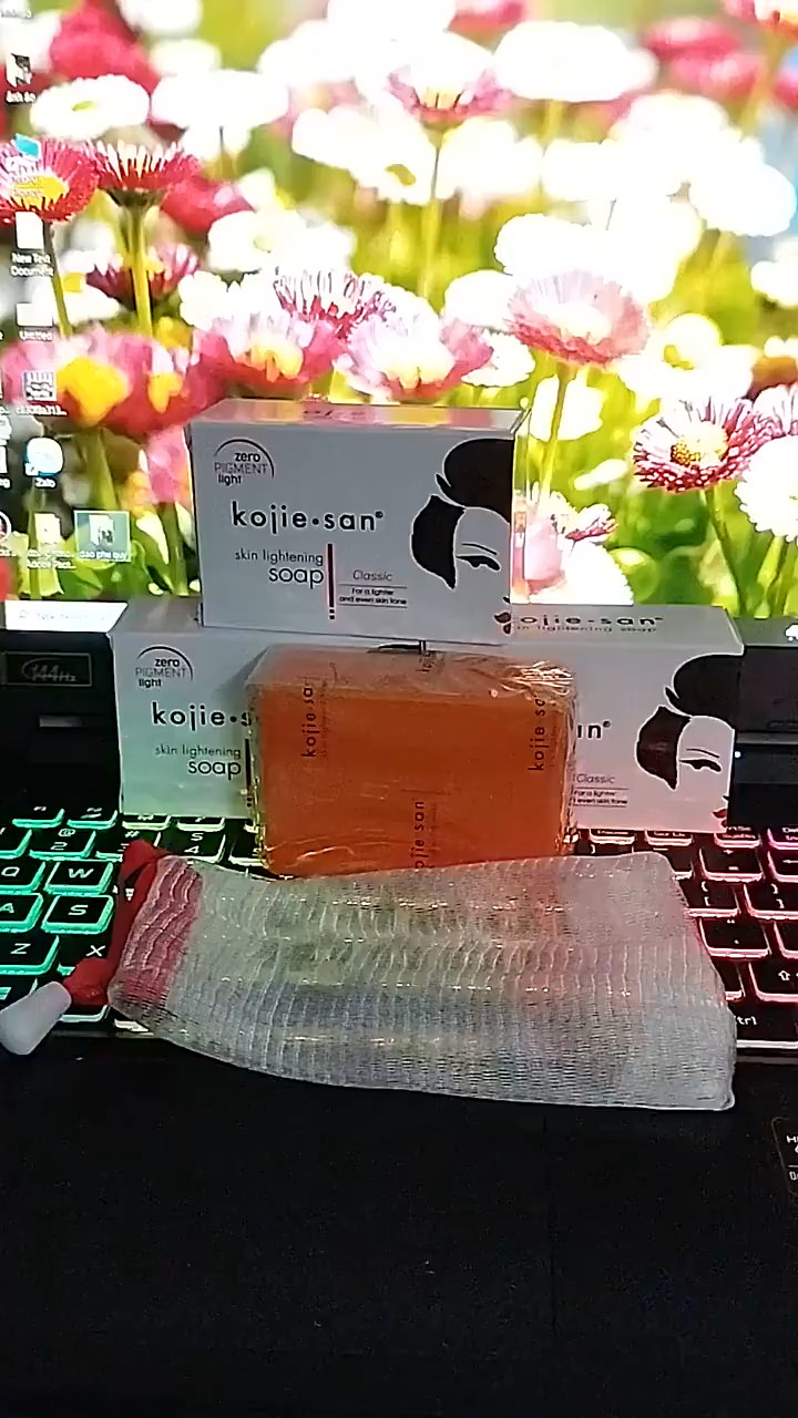 Kojie San Combo 3 Miếng 100g Xà Phòng Kojic Acid Dùng Khi Tắm Làm Sạch Và Hỗ Trợ Chăm Sóc Da Cơ Thể
