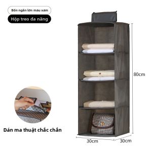 GUANGMANZHI | Tủ Đựng Quần Áo Treo Nhiều Tầng Gấp Được