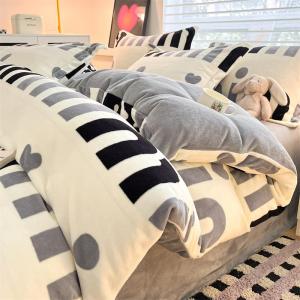 YAOKANG | Winter Thickened Milk Velvet Bed Set