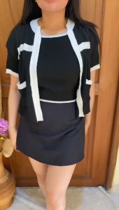 Toply Shop COD GRATIS ONGKIR: Set Cardigan & Dalaman