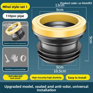 YEMO | Anti-Odor Thickened Toilet Flange Seal Ring