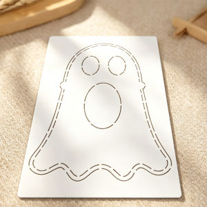 YOMDID 1pc Ghost Candy Pouch Sewing Template for Handmade Tracing And Quilting Patchwork Template for Positioning And Drawing