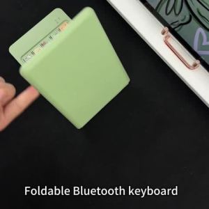 BOW HB399 Wireless Keyboard & Mouse Set Folding Single Bluetooth Keyboards Triple Bluetooth Mice for Desktop Laptop Tablet