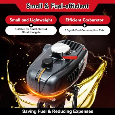 Winibo High Quality Outboard Engine Motor Water Cooling System Outboard Boat Motor 2 Stroke 3.5HP