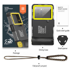 15m/50ft IP68 Diving Swimming Waterproof Bluetooth Phone Case (Compatible with iPhone Samsung Xiaomi Google 6.9-inch Phones)