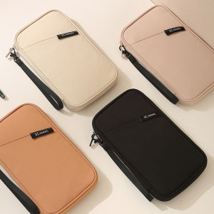 Oxford Cloth Document Organizer - Passport ID Card Storage Bag Large Capacity Water Resistant