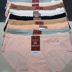 5 Quần Lót Nữ Su Hoa Cúc 40Kg Đến 60kg Không Lộ Viền Mềm Mát Co Giãn MarketOnline68 5310 5311