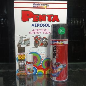 Cat Semprot Aerosol Penta Yamaha Green 634 Spray Paint Cocok Buat Cat Kendaraan Anda Kemasan 400 ml Car