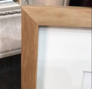 Bangkokframe-กรอบรูปเรียบๆ ไม้จริงธรรมชาติ ราคากรอบเปล่า(ไม่รวมภาพ) สำหรับใส่ภาพซันเต๋อ-และภาพอื่นๆ