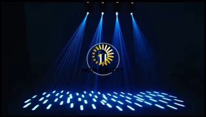 HOMEMORY 230W LED Beam Shaking Head Light Pattern Colorful Rotating Light Performance Bar Disco Lamp KTV Stage Light