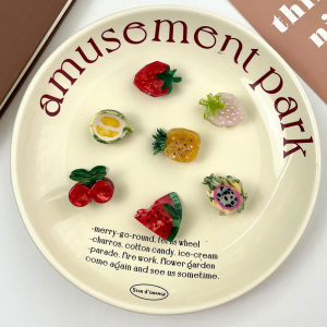 Mini Fruit Claw Hair Clips. Unique and casual summer family style. Acetate handmade. High - quality. Fashion - trendy。