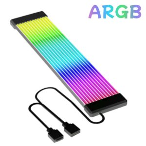 Dải Đèn LED Neon Line ARGB 8P/24Pin RGB Cho Vỏ Máy Tính Bo Mạch Chủ Chiếu Sáng Đầy Màu Sắc Đèn Trang Trí Đồng Bộ