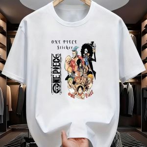Bandai | Anime Style MenS T-Shirt - Fashionable  Unique Character Print Showcasing Charm - Lightweight  Summer Street Fashion Clothing