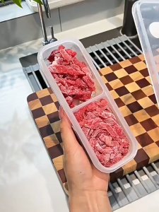 Kotak Makan Plastik Sekat Kedap Udara Tempat Penyimpanan Makanan Bahan Dapur Food Container Box