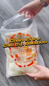 Chăn sợi tre bé cao cấp BABIBOO chăn mềm sợi cotton 6 lớp mềm mịn in hình đáng yêu - BK08