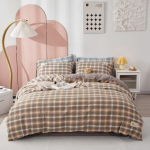 Pure Cotton Bedding Set 100% Quality Four-Piece Quilt Cover Sheet Dormitory Bedding Three-Piece Bed Canopy Single Piece Luxury Feel
