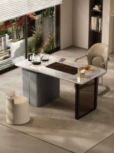 Modern Luxury Pure Natural Stone Marble Tea Table