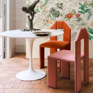 French Modern Simplicity Designer Living Room Bedroom Study Dining Table Chair Makeup Chair Artistic Style Adult Cloth Seat