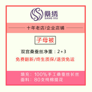 Handmade Double Palace Silk Comforter 100%  Silk Son Mother Comforter Winter Children Spring Autumn Core Summer Cool Thin