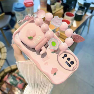 Applicable to Redmi Note10 Phone Case Female Cute Bracelet Bracket Redminote10pro Protective Case Fashion Brand Cartoon 5G Version Soft Case Silicone All-Inclusive Drop-Resistant Female Redmi Note10 Protective Case