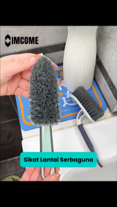 IMCOME Sikat Toilet Pembersih Lantai Dinding Kamar Mandi Toilet WC Kloset Duduk Jongkok Baju Sepatu Alat Dapur Serbaguna